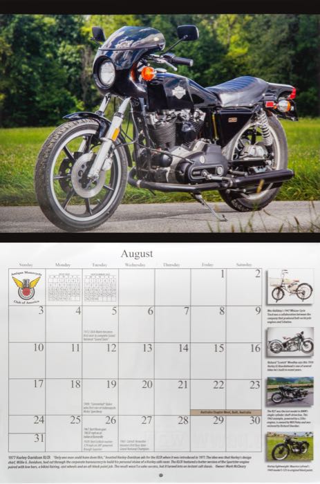 Calendar »AMCA 2025«; paper; width x height: 31 x 22.5 cm; color; gross weight: 146 g