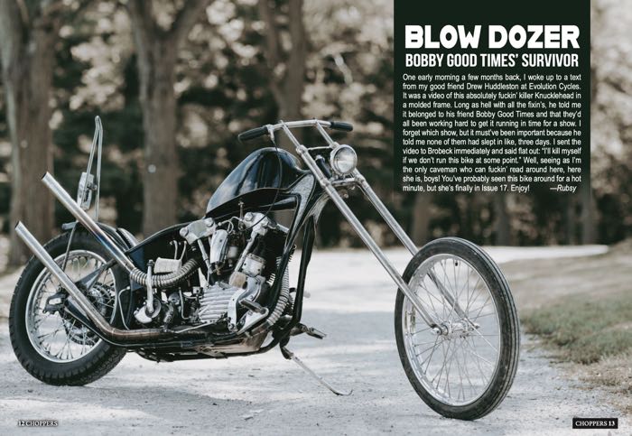 Rivista »Choppers Issue 17«; carta; larghezza x altezza: 215 x 295 mm; a colori; inglese; peso lordo: 406 g