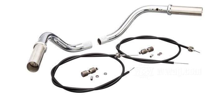 Manillar »Speedster« de IronheadChina; apropiado para XLH,XLCH 1968-1969; con Puños aceleradores Quickturn; reemplaza OEM HD 56087-68, 56089-69, 56220-58, 56378-65, 56278-10, 56216-53, 56288-53, 56503-65 y 9260; China; peso bruto: 2.1 kg