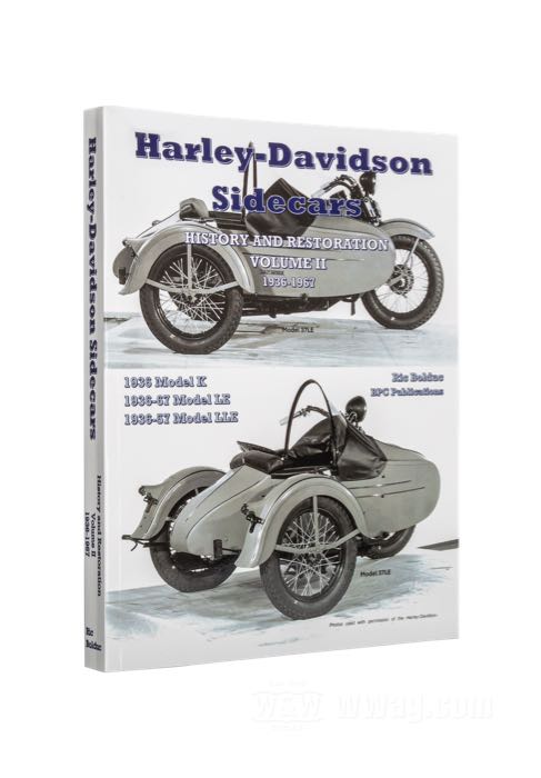 Buch »Harley-Davidson Sidecars - History and Restoration 1914-1967«; Papier; Breite x Höhe: 28 x 21 cm; von Ric Bolduc; Softcover; farbig und schwarz-weiß; 409 Seiten; englisch; ISBN: 9798985498455; Bruttogewicht: 998 g