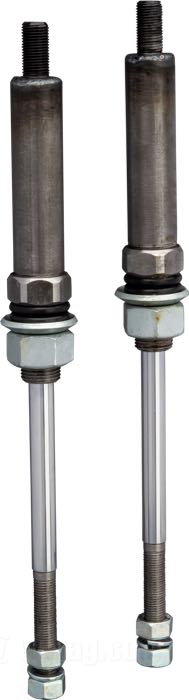 Amortiguadores de Bike Station; apropiado para modelos con horquilla Springer 1936-1957; acero, natural, reemplaza los resortes interiores; con instrucciones de montaje; peso bruto: 1.1 kg