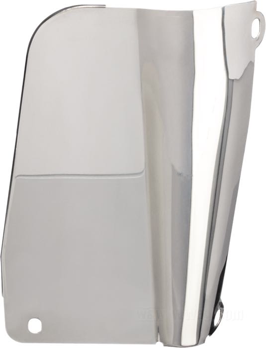 Cover; fits Big Twin 1949-1959, FL 1960-1984; rear left; stainless steel, polished; replaces OEM HD 46281-49; gross weight: 130 g