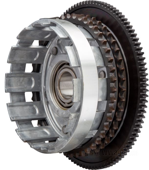Kupplungskorb »Standard«; passend für Big Twin 6 Gang 2006-2010; Aluminium / Stahl; mit Kupplungsnabenlager; ersetzt OEM HD 37813-06A; Bruttogewicht: 4.88 kg