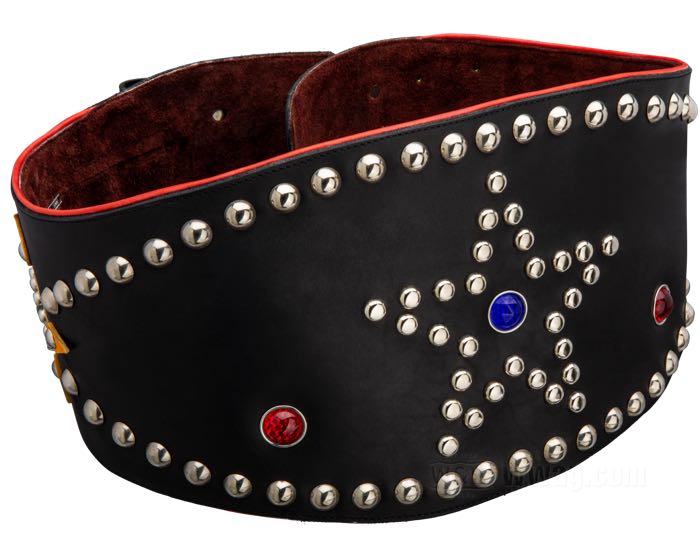 Ceinture lombaire »Cannonball«; cuir, avec passepoil rouge; largeur: 22.5 cm; longueur: 105 cm; Suède; poids brut: 1.47 kg