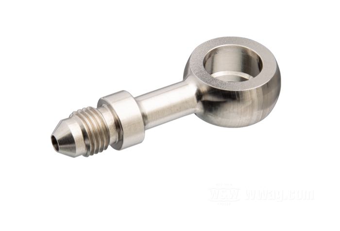 Raccord de Goodridge; acier inox, droit; Ø 12 mm; filet raccord: JIC 37°-3→banjo; poids brut: 27 g