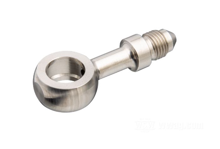 Raccord de Goodridge; acier inox, droit; Ø 12 mm; filet raccord: JIC 37°-3→banjo; poids brut: 27 g