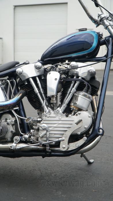 Pédale de frein »EZ« de Junior's Hand Made; adaptable à Big Twin 1936-1957 (sauf Big Twin Flathead); acier inox, poli; USA; poids brut: 818 g