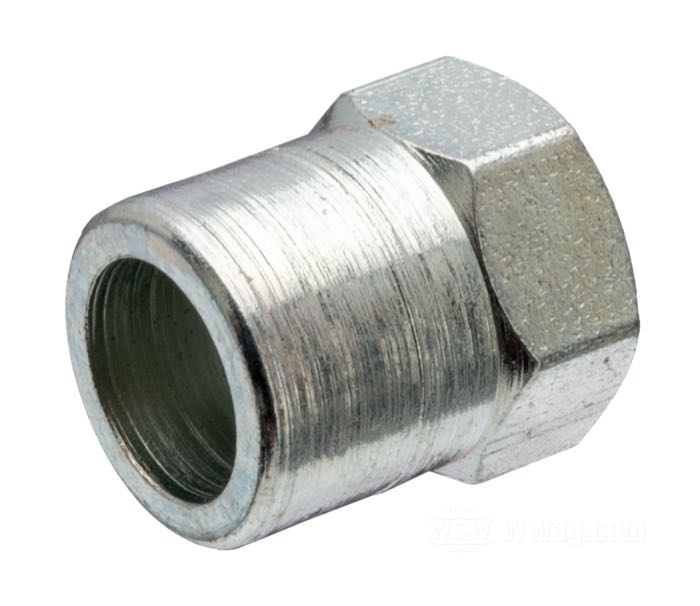Contre-écrou; pour Vis de réglage; adaptable à modèle K, Sportster →1970; acier, zingué; remplace OEM HD 38135-50; poids brut: 10 g