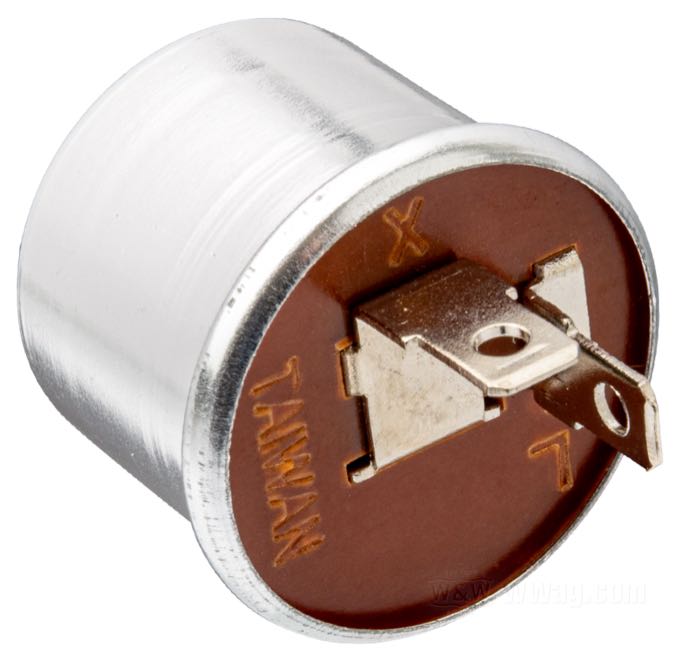 Intermittenza; per modelli con luce di emergenza; alluminio / rame / carta fenolica; Ø 30.5 mm; 12 V; 2(6) x 23 W; rimpiazza OEM HD 68541-64B, 68543-64C e 68550-83; omologato DOT; Taiwan; peso lordo: 10 g