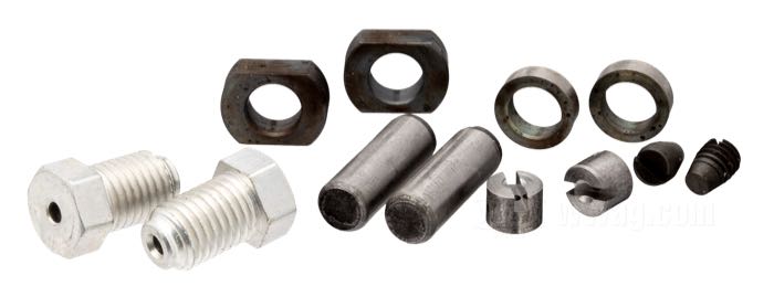 Reparaturkit von Colony; für innenliegende Gas- und Zündverstell-Drehgriffe; passend für Modelle 1910-1948; Stahl; ersetzt OEM HD 56283-31, 9281, 56281-31, 56278-10, 56420-09 und 56276-31; USA; Bruttogewicht: 40 g