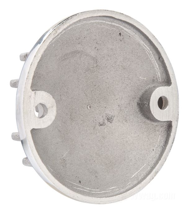 Zündungsdeckel »BigFin« von Bates; passend für Big Twin 1970-1998, Softail 1999, Sportster 2004-2020; Aluminiumguss, Guss-Finish / poliert; Spanien; Bruttogewicht: 113 g