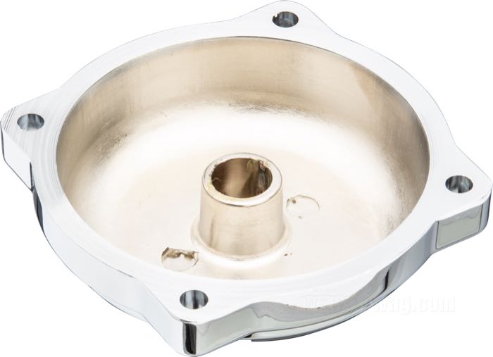 Tapa superior »liso«; apropiado para carburadores Keihin CV 1988→; aluminio fundido, cromado; para carburadores CV; reemplaza OEM HD 27040-88; peso bruto: 158 g