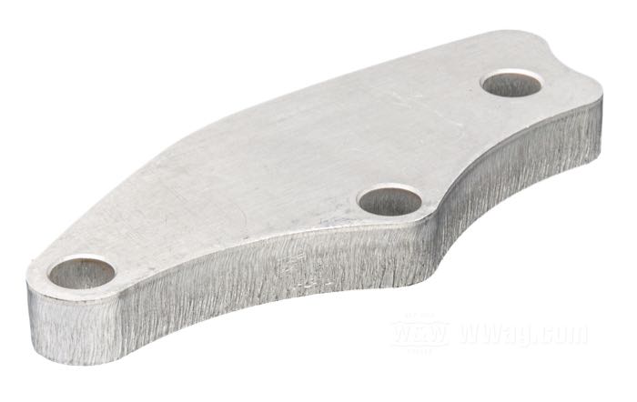 Entretoise de Junior's Hand Made; pour Pédale de frein; adaptable à Big Twin 4 vitesses 1970→; aluminium; largeur: 13 mm; USA; poids brut: 150 g