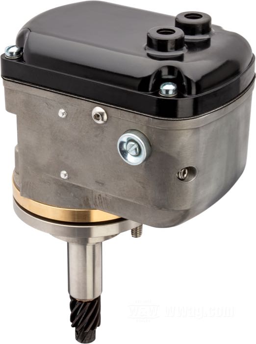 Magneto »MM3« de Morris Magneto; apropiado para Flathead 1937→, todos modelos K y Sportster →1970; aluminio, acabado moldeado; reemplaza OEM HD 29505-67; EE. UU.; peso bruto: 2.78 kg