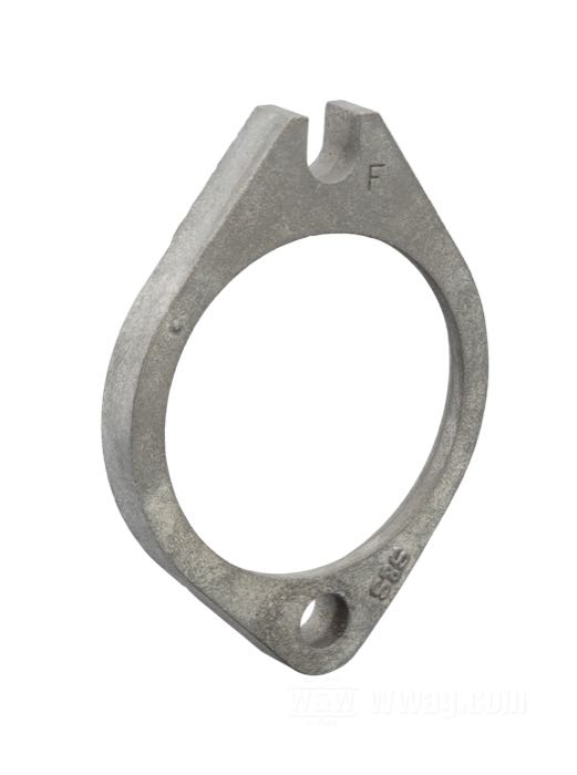 Brida aislandora Brida del colector de S&S; para delante; acero; reemplaza OEM HD 27009-86A y 27009-86B; peso bruto: 70 g