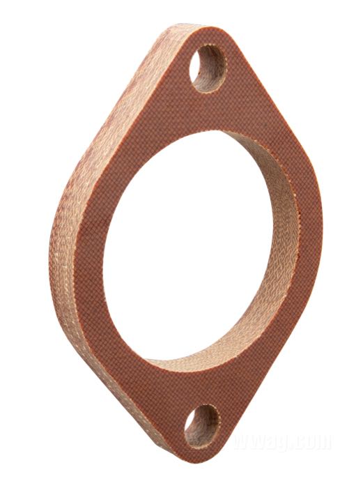Flangia isolatrice di S&S; per collettore/carburatore Super G; composito fibra; larghezza: 3/8”; Ø interno: 2-1/16 ”; peso lordo: 25 g