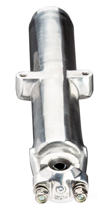 Fork slider; fits FL 1949-1977; for non-brake side; aluminum, polished; replaces OEM HD 45800-50A; gross weight: 1.9 kg