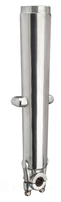 Fork slider; fits FL 1949-1977; for non-brake side; aluminum, polished; replaces OEM HD 45800-50A; gross weight: 1.9 kg