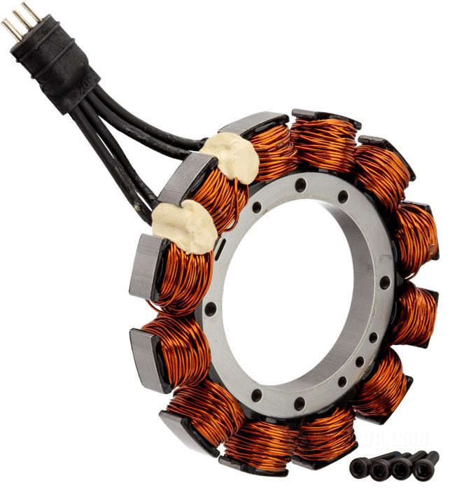 Stator »Standard«; fits FL/FLH 1970-1975, FX 1971-1975; replaces OEM HD 29965-70; gross weight: 1.1 kg