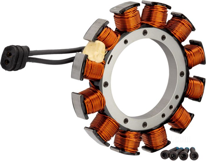 Statore »Standard«; atto per FX 1981-1984, FXR 1982-1988, Touring 1981-1988, Softail 1984-1988; rimpiazza OEM HD 29965-81A; peso lordo: 950 g