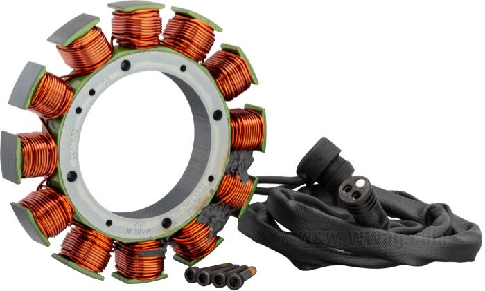Estator de Cycle Electric; apropiado para Sportster 2014-2021, Iron 883 y Forty-Eight 2022; reemplaza OEM HD 29900026 y 29900068; EE. UU.; peso bruto: 1.23 kg