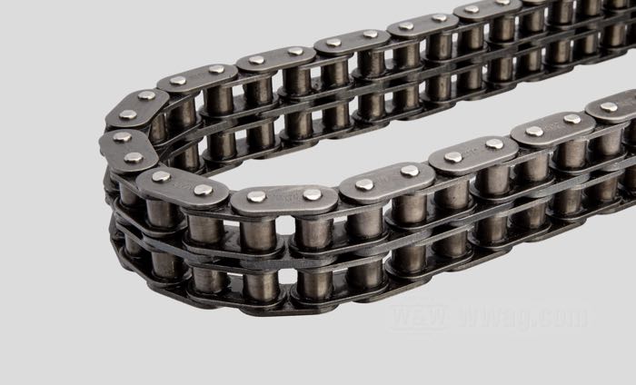 Primary chain by Tsubaki; for Cannonball StealthStarter Clutch Drive; steel, oval side plates; pitch: 425x2 (1/2” x 5/16” x 8.51 x 2); number of links: 84; gross weight: 1.63 kg