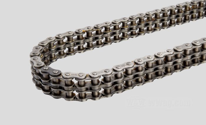 Primary chain by Tsubaki; fits 45cui/750cc Models 1929-1973 (Solo Only); steel, 8-shape side plates; pitch: 315x2 (3/8” x 3/16