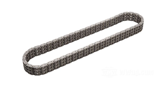 Primary chain »OEM«; fits XL 1957-2003; steel, oval side plates; pitch: 315x3 (3/8” x 3/16