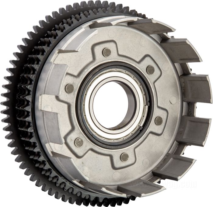 Rotore; per Alternatore; atto per Sportster 1984-1990; con campana frizione; alluminio fuso; rimpiazza OEM HD 36791-84; peso lordo: 3.97 kg