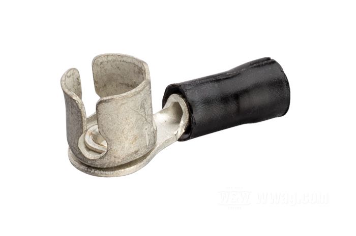 Capocorda; per Interruttore folle cambio; ottone / plastica, CAD (procedimento ZnNi); Ø int.: 6 mm; rimpiazza OEM HD 9905; U.S.A.; peso lordo: 10 g