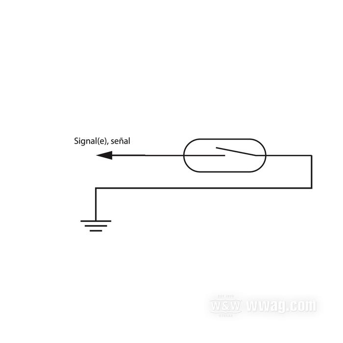 Geschwindigkeitssensor »Reed« von motogadget; für Elektronischer Tachometer; Länge: 25 mm; Gewinde: M5 x 0.5; mit 150 cm Kabel, zwei Magneten; Bruttogewicht: 20 g