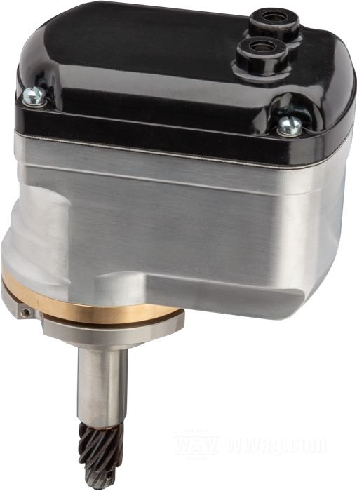 Magneto »MM3« de Morris Magneto; apropiado para Flathead 1937→, todos modelos K y Sportster →1970; aluminio, acabado de máquina; reemplaza OEM HD 29505-67; EE. UU.; peso bruto: 2.78 kg