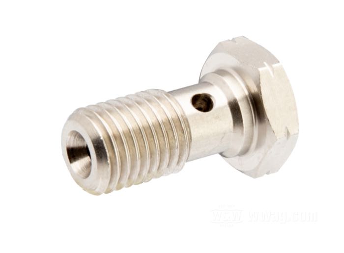 Vite cava; acciaio inox, naturale; lunghezza: 20 mm; esagonale; filettatura: M10 x 1.25; peso lordo: 13.6 g