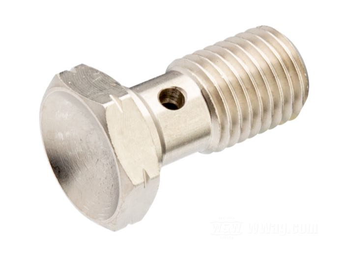 Vite cava; acciaio inox, naturale; lunghezza: 20 mm; esagonale; filettatura: M10 x 1.25; peso lordo: 13.6 g