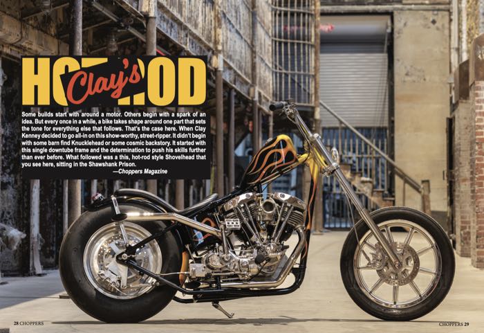 Magazin »Choppers Issue 1, 1967 Reprint«; Papier; Breite x Höhe: 215 x 295 mm; farbig; englisch; Bruttogewicht: 60 g