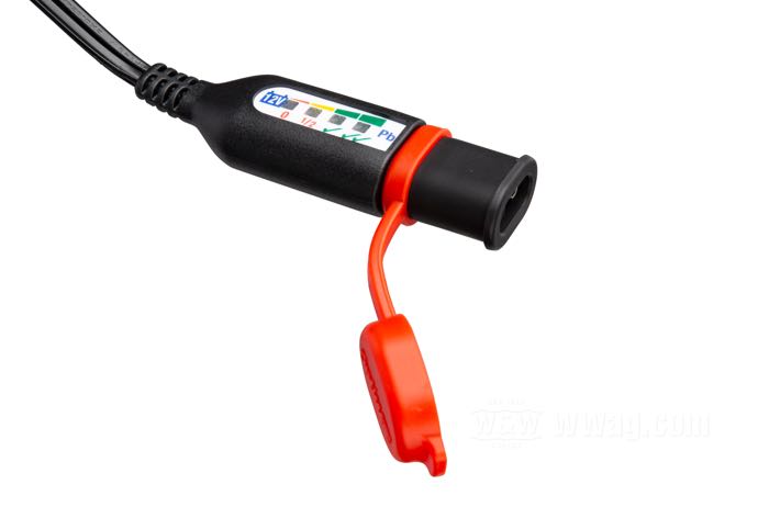Cable del cargador de OptiMATE; para baterías de plomo; con orificios, enchufe y tapa; peso bruto: 115 g