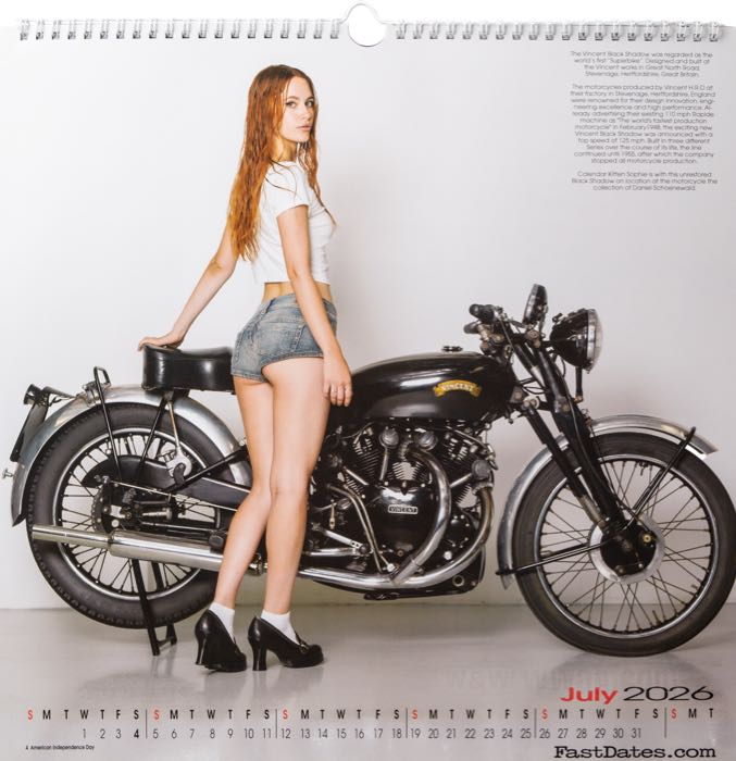 Calendrier »Iron & Lace 2026«; largeur x hauteur: 38 x 38 cm; poids brut: 360 g