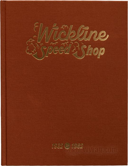 Book »The Wickline Speed Shop - Harley Legend in a Shoebox«; paper; width x height: 24 x 30 cm; by Thomas Rakes & Trey Burnart Hall; hardcover; black and white; 237 pages; English; ISBN: 9798218639006; Italy; gross weight: 1.71 kg