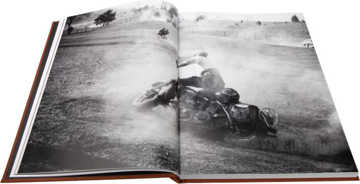 Book »The Wickline Speed Shop - Harley Legend in a Shoebox«; paper; width x height: 24 x 30 cm; by Thomas Rakes & Trey Burnart Hall; hardcover; black and white; 237 pages; English; ISBN: 9798218639006; Italy; gross weight: 1.71 kg