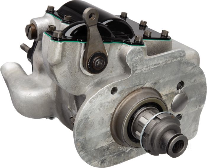 Transmission 3 vitesses de Samwel Supplies; adaptable à 45”/750cc Flathead modèles solo 1941-1946; alu coulé / acier; remplace OEM HD 2202-41B et 33007-41; Europe; poids brut: 10.34 kg