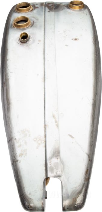 Gas and oil tanks by The Cyclery; fits H and Sport Solo models 1928-1929; sheet steel; volume: 13 l; required gas cap: screw-in 1.5”-24; required petcock: 1/8” NPT; replaces OEM HD 3501-28, and 3502-28; gross weight: 14.5 kg