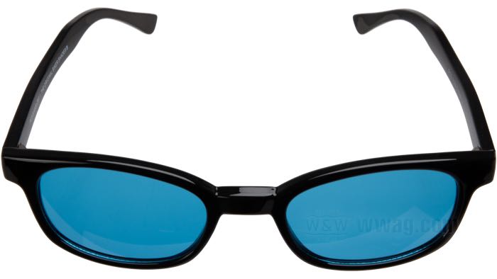 Sunglasses »X-KD’s« by Original KD’s; acetate; width: 145 mm; lens material: polycarbonate; lens color/type: turquoise; lens width G: 51 mm; with soft cloth bag; gross weight: 30 g