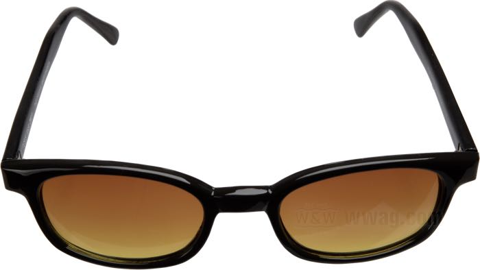 Occhiali da sole »X-KD’s« di Original KD’s; acetato; larghezza: 145 mm; materiale lenti: policarbonato; colore/tipo lenti: ambra; larghezza lenti G: 51 mm; con astuccio in tessuto; peso lordo: 36 g