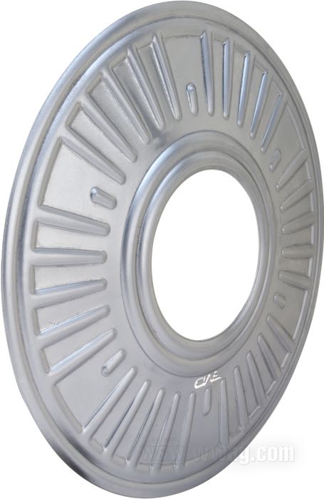 Cache-rayons »Toy« de EMD; pour roues 17”; aluminium, naturel; Ø intér.: 134 mm; France; poids brut: 3.04 kg