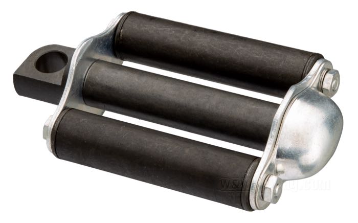 Pédale de kick »WPB« de CMS; adaptable à modèles 1943-early 1945; acier, parkerisé, parkerisé / CAD (procédé ZnNi); remplace OEM HD 33175-16 et 2091-16; USA; poids brut: 451 g