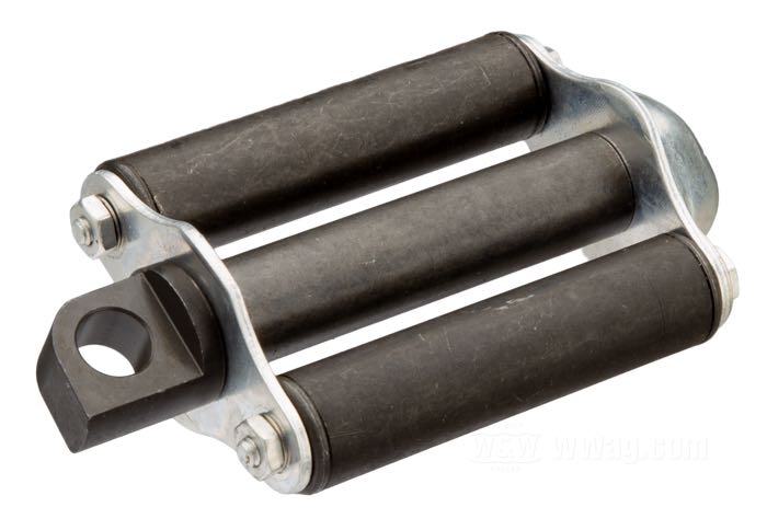 Pédale de kick »WPB« de CMS; adaptable à modèles 1943-early 1945; acier, parkerisé, parkerisé / CAD (procédé ZnNi); remplace OEM HD 33175-16 et 2091-16; USA; poids brut: 451 g