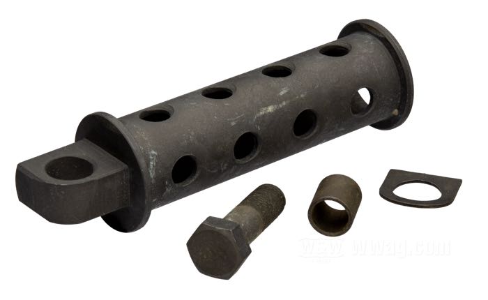Kickerpedal »WR«; Stahl, mattschwarz, parkerisiert; Bruttogewicht: 160 g