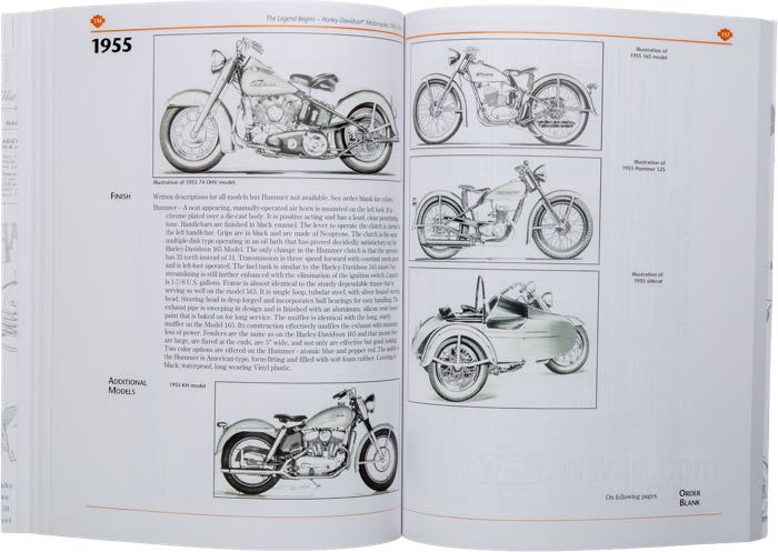 Livre »The Legend Begins«; papier; largeur x hauteur: 216 x 280 mm; par Sharon Bach, Ken Osterman; reliure souple; 234 pages; anglais; remplace OEM HD 99403-93A; poids brut: 901 g