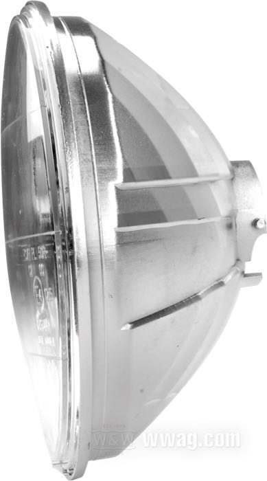 Óptica de faro; para Faro Phantom 6-1/2”; plástico / vidrio acrílico, sin clip de sujeción; Ø 6-1/2”; tipo de bombilla: H4; 12 V; casquillo: P43t; sin bombilla; homologado E4; peso bruto: 300 g