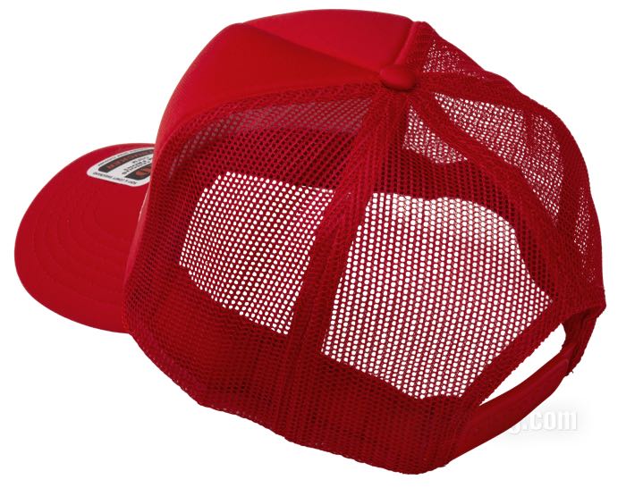 Cap »No Cerveza No trabajo«; polyester fabric, red / white; gross weight: 62 g